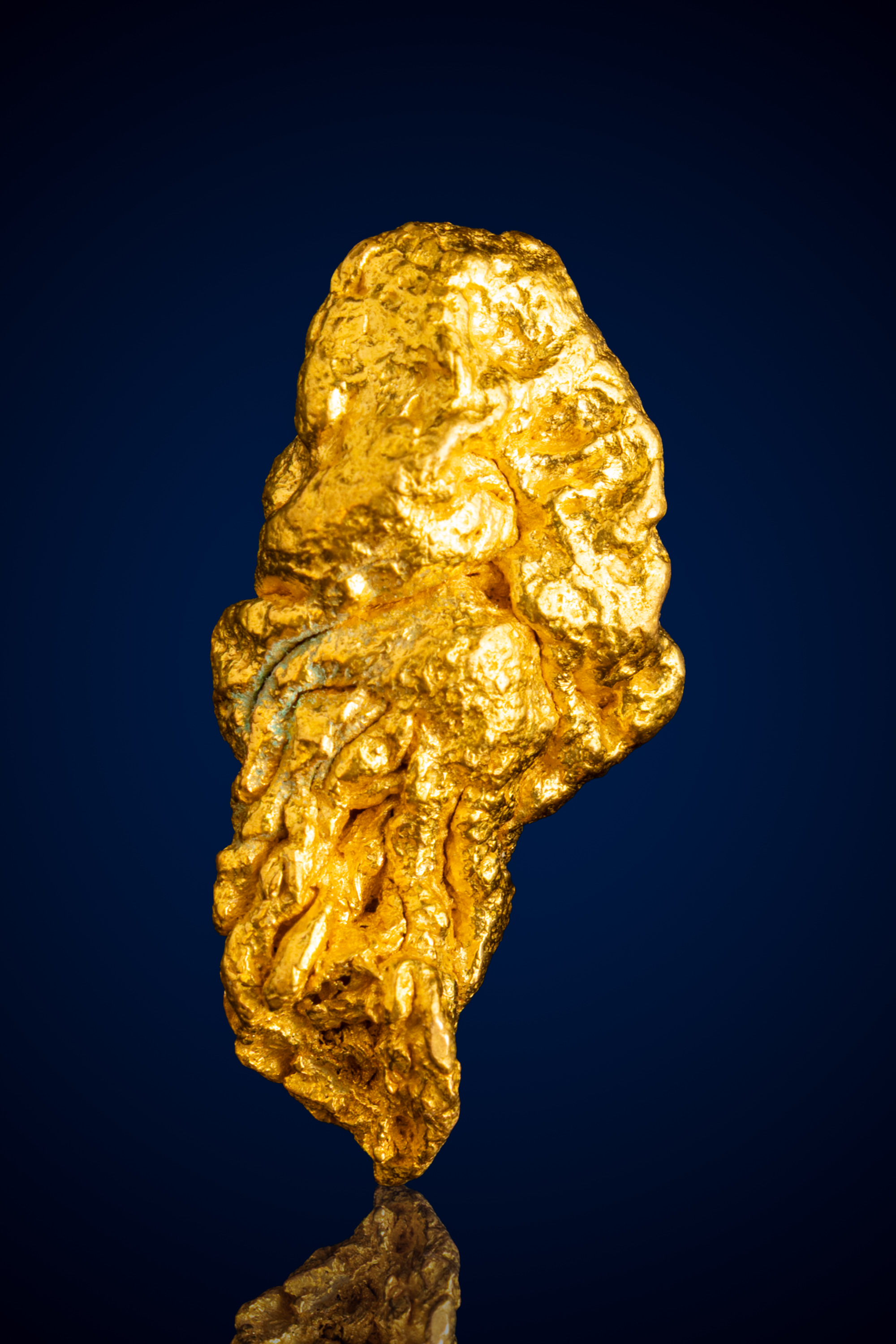 (image for) Grooved, Vibrant Natural Gold Nugget - Australia - 15.53 grams